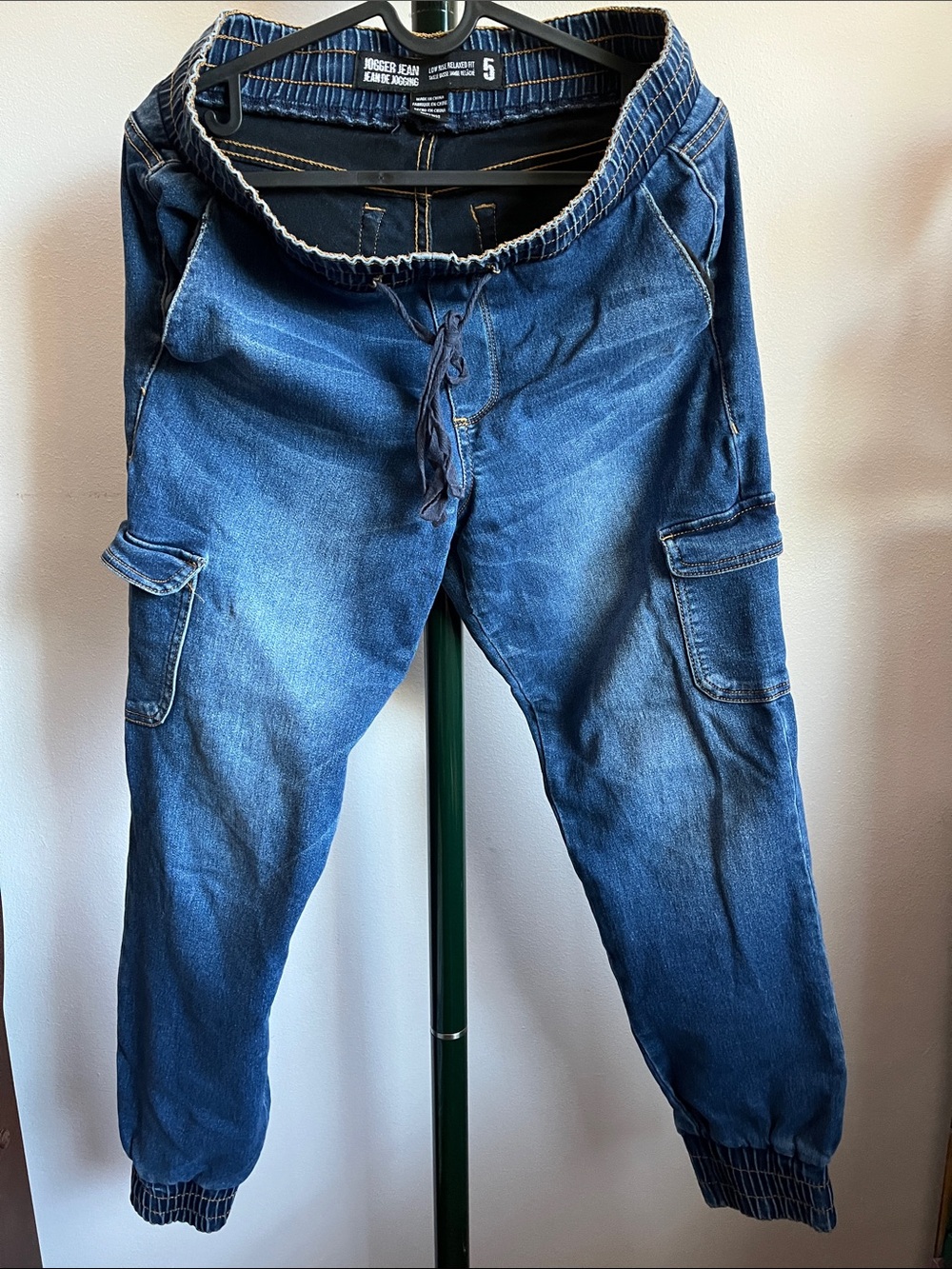 Blue Cargo Jeggings